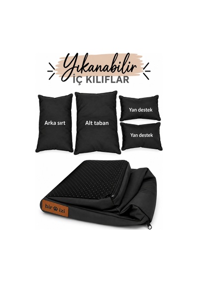 Kedi Ve Köpek Koltuğu Su Geçirmez Kumaş Tamamen Fermuarlı Çıkarılabilir İç Minder Boncuk Elyaf Kaydırmaz Taban Kedi Ve Köpek Yatağı Siyah 1716926256 Kedi Ve Köpek Koltuğu Su Geçirmez Kumaş Tamamen Fermuarlı Çıkarılabilir İç Minder Boncuk Elyaf Kaydırmaz Taban Kedi Ve Köpek Yatağı Siyah 1716926256
