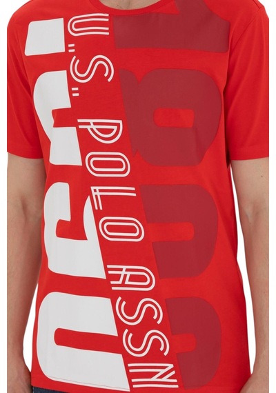 U.S. Polo Assn. Erkek Bisiklet Yaka T-shirt 1573137 Kırmızı