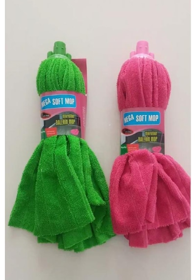 Mega Soft 3 Adet Mikrofiber Havlu Vileda Paspas Mop Xl Yedek Ucu