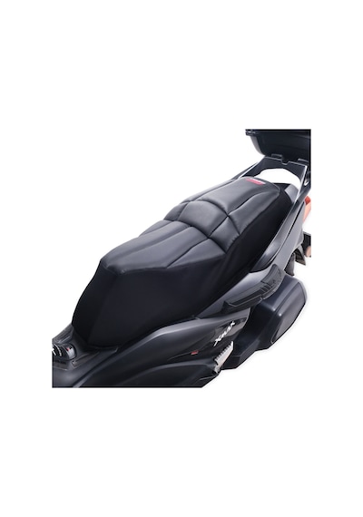 GP Kompozit Yamaha XMAX 250-400 2018-2024 Uyumlu Fileli Motosiklet Konfor Sele Kılıfı Siyah