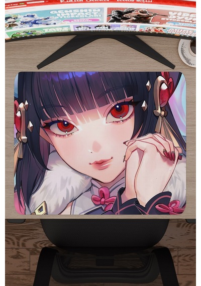 Yun Jin Genshin Impact Anime Oyuncu V5 - 48x40 Xl Gaming Mouse Pad Fare Altlığı