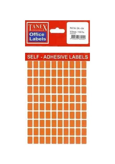Ofc-116 Flo Kırmızı Ofis Etiketi 50 Ad-10-lu Poşet Diğer