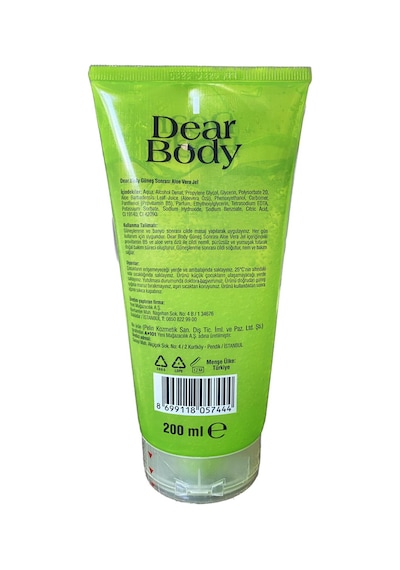 Dear Body Güneş Sonrası Aloe Vera Jel 200 ML