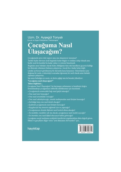Hayy Kitap Çocuğuma Nasıl Ulaşacağım - Yeni Nesil Ebeveynlik - Ayşegül Tonyalı