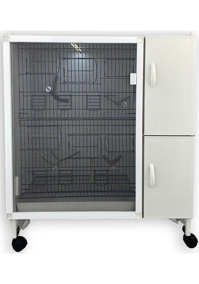 İstanbul Kafes Model Slt02y Pvc Kuş Dolabı