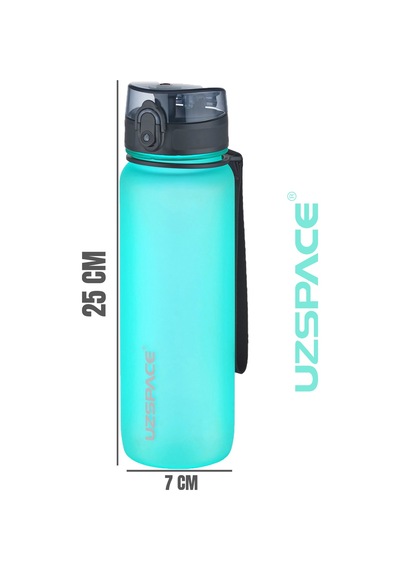 Uzspace 800 Ml -yeni Ebat-boy 25 Cm-tritan Su Matarası Bpa Koku Sızdırma Yok -3053a Buz Mavisi