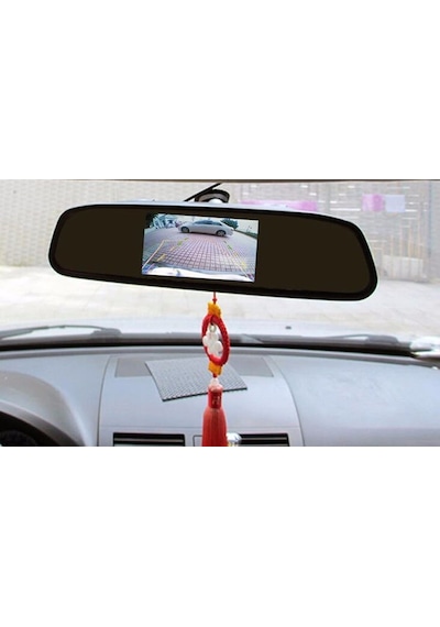 Geri Görüş Monitörü 4.3" Ekran Ayna Üzerine Geçmeli