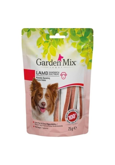 Garden Mix Kuzu Kaburgalı Köpek Ödülü 75 Gr
