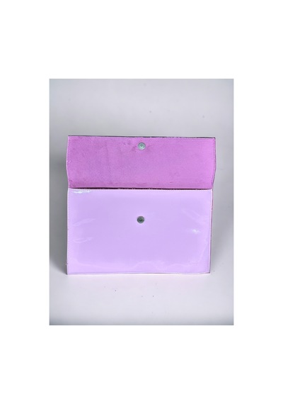 Plush Studıo Istanbul Mor Deri Laptop Ve Evrak Çantası Peluş Astarlı 36 26 Cm Mor Mor