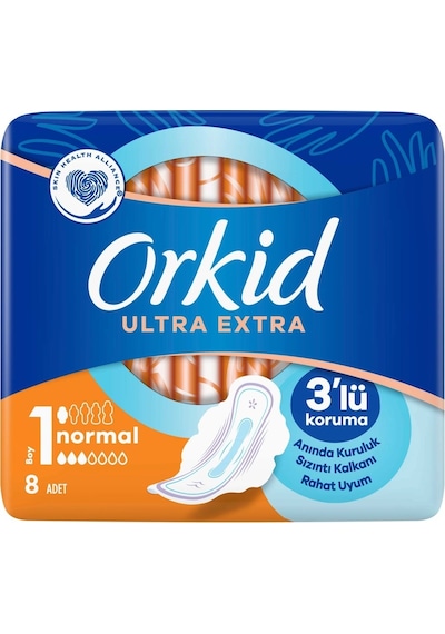 Orkid Hijyenik Ped Ultra Extra Normal 144 Adet Standart Pk