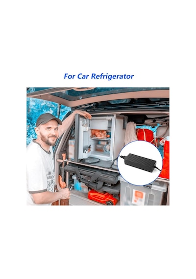 Iceco Oto Buzdolabı İçin Çakmak Adaptörü Araç Çakmaklık Çevirici Ev,ofis Tipi Çevirici Adaptör 84w/7a/12volt