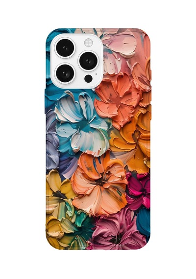 İphone 13 Pro Max Uyumlu Baskılı Şeffaf Telefon Kılıfı Koleksiyon: Pastelbloom Soft Series 7