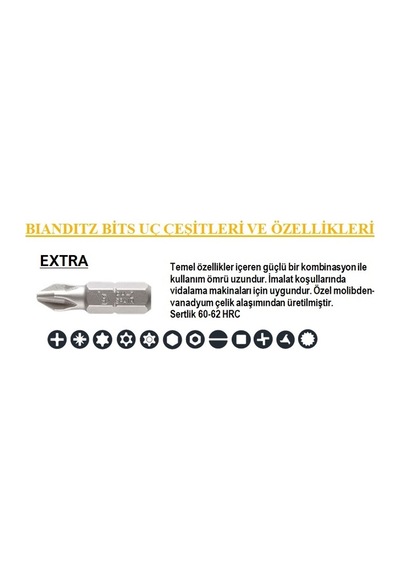 50 MM Bıt Set