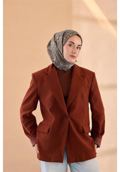 Silk Home Yaz Esintisi Eşarp 150002-07 Koyu Vizon, Vizon, Yağ Yeşili, Taba