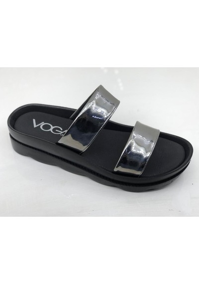 Voga 1761 Platin Rugan Comfort Casual Bayan Terlik 001