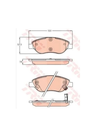 Disk Balata Fiat Egea Ön 77367923 Gdb2228 Gdb2228 49771884