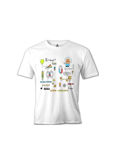 Fizik - Enerji Beyaz Erkek Tshirt