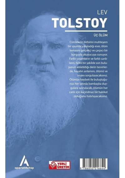 Üç Ölüm - Tolstoy - Aperatif Kitap Dünya Klasikleri