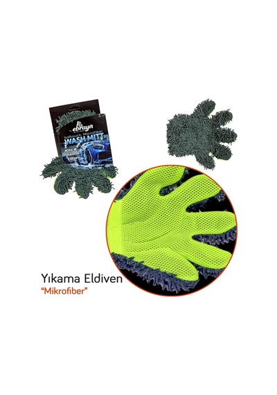 Ebrayn Oto Yıkama Eldiveni Ebr-610