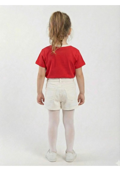 Xo Kids Kız Çocuk 3lü Alt Üst Kombin Takmı 1-4 Yaş Set0482 Krem