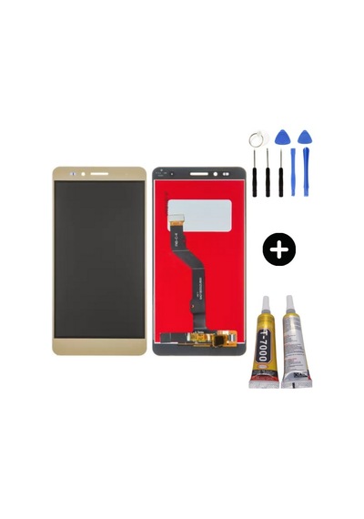 Te Huawei Honor 5x Uyumlu Servis Lcd Ekran Dokunmatik Gold + Montaj Seti