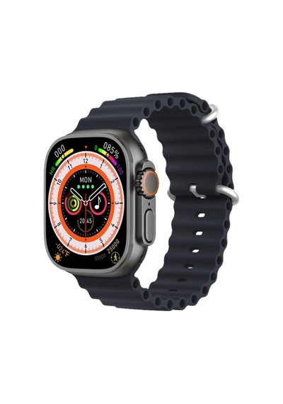 Gs8 Watch 8 Ultra Akıllı Saat Türkçe Siri Özellikli Watch 2.02 Inc Siyah