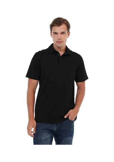 Kinetix Mb Legato 12bs501 Siyah Erkek Polo Yaka Kısa Kol T-shirt 000000000102121564