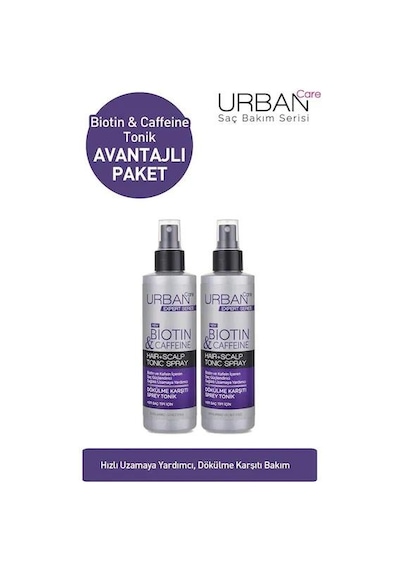 Urban Care Expert Biotin & Kafein Serisi 2'li Avantajlı Bakım Set