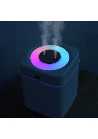 Divex Renkli Işıklı Çift Püskürtmeli Hava Nemlendirici 3l Humidifier H-18