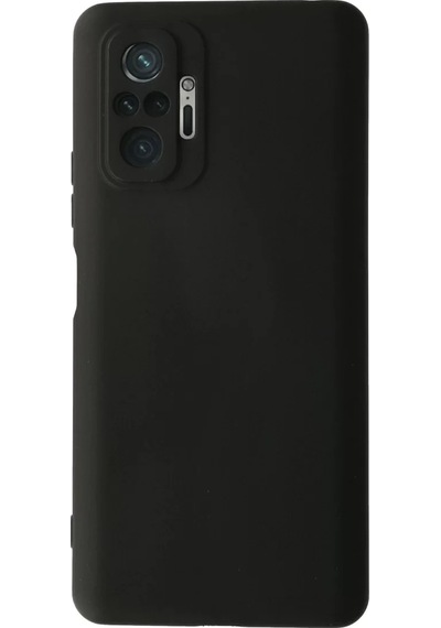Newface Xiaomi Redmi Note 10 Pro Kılıf Nano İçi Kadife Silikon - Siyah