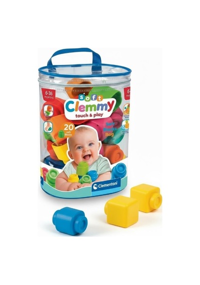 Clementoni Soft Clemmy Touch & Play Yumuşak Bpa Sız Bloklar 20 Parça