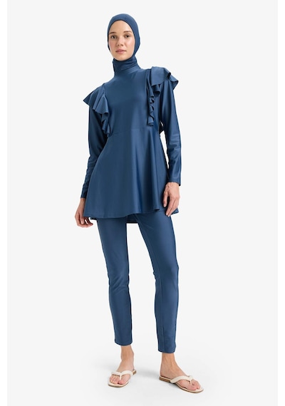 DeFacto Regular Fit 5'li Hızlı Kuruyan Burkini Takımı E7999AX25HSNV241