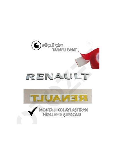 Renault Yazı Megane 2 Clıo 3 Renault Yazısı