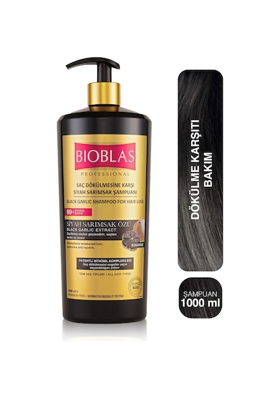 Bioblas Şampuan 1000 Ml Saç Dökülmesine Karşı Siyah Sarımsak