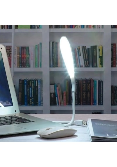 Kompakt Usb Beyaz 14 Ledli 3 Kademeli Dokunmatik Okuma Lambası Renkli