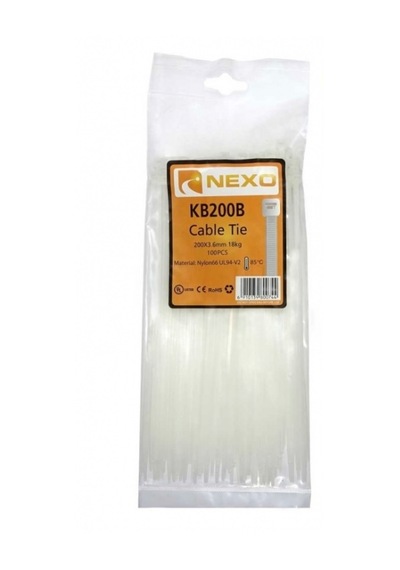 100x2,50mm Kablo Bağı Cırt Kelepçe Beyaz 300 Adet +100 Adet Hediye 150x2,50mm