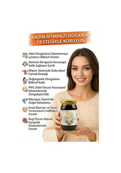 Şifakür Peri Macunu Hayıt Tohumu Kadın Döngü & Hormon Dengeleyici Bitkisel Macun 420g