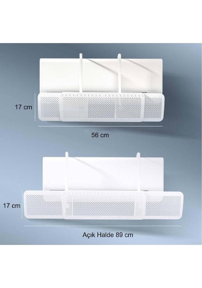 Ayarlanabilir Universal Klima Hava Yönlendirici Delikli Klima Çarpması Önleyici Klima Perdesi 56-90cm