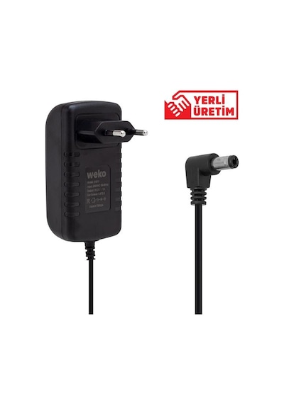 Weko 25.2 Volt - 1 Amper 5.5 2.5 Uçlu Priz Tipi Adaptör