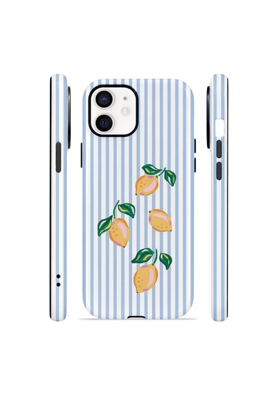 Apple iPhone Uyumlu 11 Vorian Çift Katmanlı Kılıf Mini Lemon Riviera