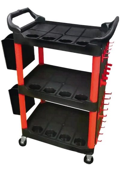 Nttools Nttc02 3 Raflı Aksesuarlı Alet Taşıma Arabası
