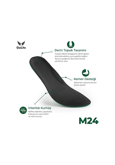 Extra Konfor Ayakkabı Tabanlığı, Memory Foam Hafızalı Topuk Diken