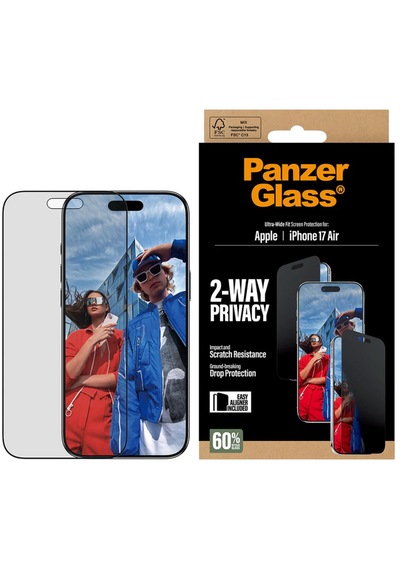 Panzerglass Apple Uyumlu iPhone 17 Pro Uwf Hayalet Cam Ekran Koruyucu Hizalama Aparatlı