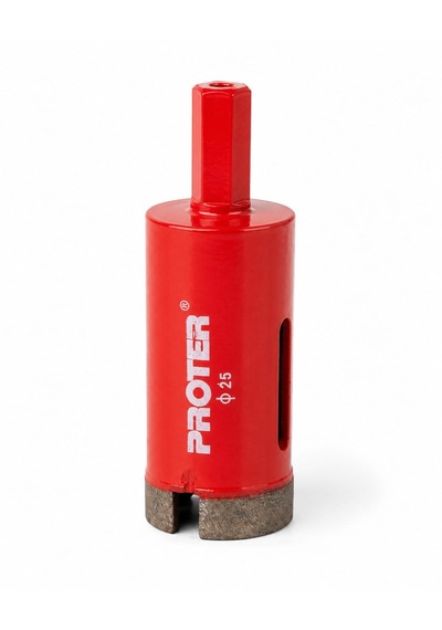 Proter 25 Mm Elmas Uçlu Granit-mermer Delici Panç