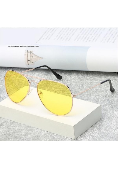 Rayban Model Metal Anti Far Gece Görüş Gözlüğü Gözlük N11.1095