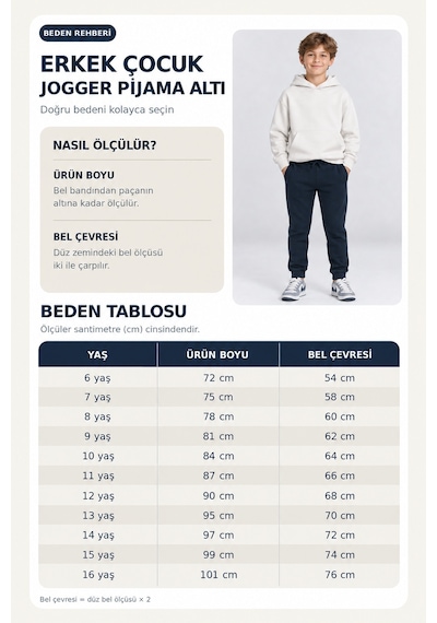 Ahengim Erkek Çocuk Beli İpli Paçası Lastikli Jogger Eşofman Altı Bej Gri Lacivert Ak55010