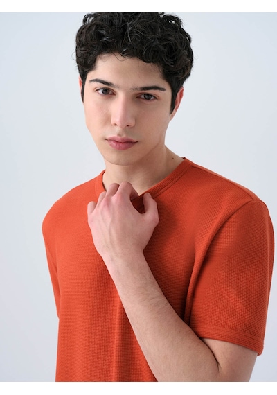 Loft Kiremit Erkek T-shirt Lf2038593 KIREMIT