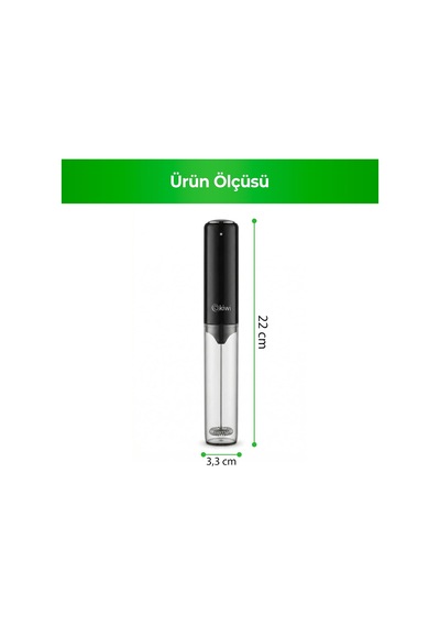 Kcw-1224 Şarjlı Kablosuz Mini Mikser Tek Bardaklık Ayran, Kahve Ve Yumurta Çırpıcı, Kapaklı Type-c Güçlü Süt Köpürtücü Belirtilmemiş