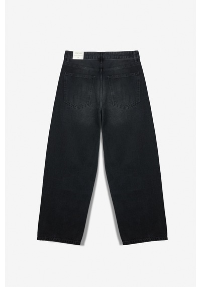 Grımelange Grimelange Lexy Kadın Standart Bel Baggy Balon Jean Siyah Pantolon