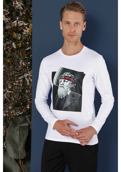 Efor Ts 863 Beyaz Spor T-shirt Beyaz